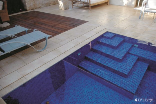 אבן לבריכות שחייה